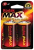 Obrázek Baterie Kodak alkalické - baterie mono článek velký R20 / 2 ks