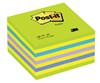 Obrázek Samolepicí bločky Post-it kostky - zelená, žlutá, modrá, fialová / 450 lístků