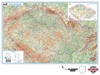 Obrázek Pracovní podložky dekorované - jednostranná / mapa Česká republika