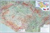 Obrázek Pracovní podložky dekorované - jednostranná / mapa Česká republika