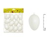 Obrázek Velikonoční plastová vejce - 60 mm / 12 ks - bílá