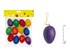 Obrázek Velikonoční plastová vejce - 60 mm / 12 ks - barevný mix