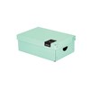 Obrázek Krabice úložná lamino PASTELINI - zelená / 35,5 x 24 x 9 cm