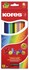 Obrázek Kores Kolores pastelky trojhranné - 12 barev + lepidlo