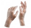Obrázek Ochranné rukavice vinylové nepudrované - rukavice S / 100 ks