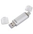 Obrázek Flash Pen Laeta twin - stříbrná / 128 GB /  USB 3.1