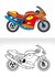 Obrázek Omalovánka A5 - Motorky