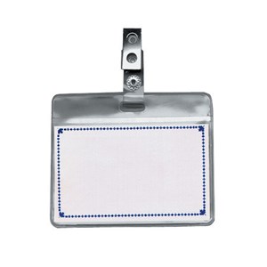 Obrázek Jmenovka s klipem - 6 x 9 cm / na šířku / s klipem