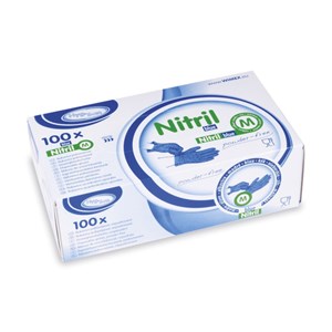 Obrázek Ochranné rukavice nitrilové - rukavice S / 100 ks