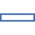 Obrázek Magnetický informační rámeček LEAN A4/A3 - 317 x 75 mm / modrá / 10 ks