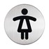 Obrázek Piktrogram nerez Durable - WC dámy
