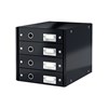 Obrázek Zásuvkový box Leitz Click & Store - 4 zásuvky / černá