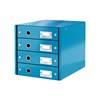 Obrázek Zásuvkový box Leitz Click & Store - 4 zásuvky / modrá
