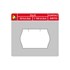 Obrázek Etikety do etiketovacích kleští - 25 x 16 mm Contact / bílá