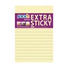 Obrázek Samolepicí bločky Stick´n by Hopax Extra Sticky - 101 x 150 mm / linka / 90 lístků / pastelová žlutá