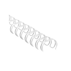 Obrázek Drátěná vazba - 8 mm / bílá / 100 ks