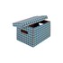Obrázek Krabice Emba úložná s víkem A4 / 30 x 22,5 x 20 cm / modrá