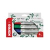 Obrázek Popisovač Kores K-Marker Whiteboard ECO - sada 4 ks / kulatý hrot