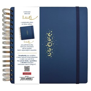 Obrázek Fotoalbum Luxi - 24 x 21 cm / námořnická modrá vesmír