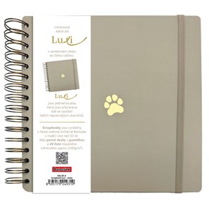 Obrázek Fotoalbum Luxi - 24 x 21 cm / moka tlapka