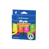Obrázek Zvýrazňovač Centropen 6252 Style Fluo - sada 4 ks