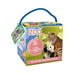 Obrázek Pexeso na cesty s omalovánkami - ZOO