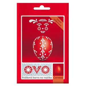 Obrázek Prášková barva na vajíčka OVO® - červená
