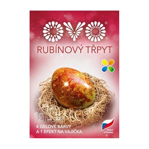 Obrázek Gelové barvy a vajíčka OVO® - efekt rubínový třpyt