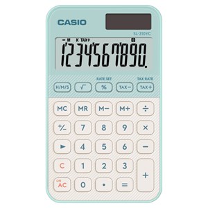 Obrázek Kalkulačka Casio SL 310 YC - 10 míst / zelená