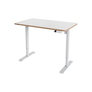 Obrázek Výškově nastavitelný elektrický stůl Leitz Ergo – 120 x 70 cm / bílá