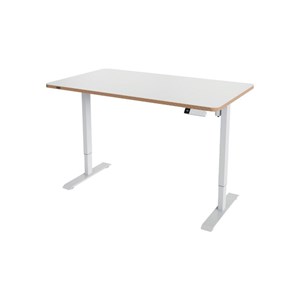 Obrázek Výškově nastavitelný elektrický stůl Leitz Ergo – 140 x 80 cm / bílá