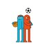 Obrázek Roller Pilot FriXion Ball Best Friends 0,7 mm - modrá Sport
