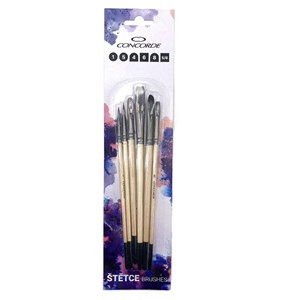 Obrázek Štětec Concorde Natural Nylon - sada 6 ks
