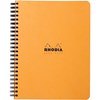Obrázek Blok kroužkový Clairefontaine Rhodia A5+ - čtvereček / 80 listů / oranžová