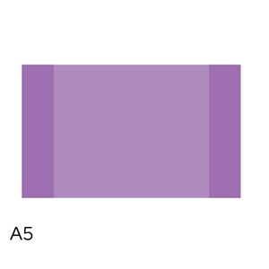 Obrázek Obal na sešity A5 - pastel fialová
