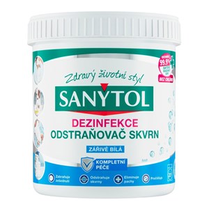 Obrázek SANYTOL odstraňovač skvrn dezinfekční bělící - 450 g