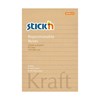 Obrázek Samolepicí bločky Stick´n by Hopax - 101 mm x 150 mm / linka / 100 lístků / kraft