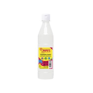 Obrázek Tekuté temperové barvy JOVI PREMIUM v lahvi - 500 ml / bílá
