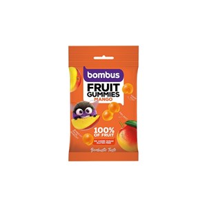Obrázek Bombus Fruit Energy bonbóny - mango gummies / 35g