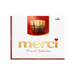 Obrázek Bonboniéra MERCI - mix červená / 250 g