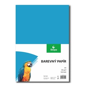 Obrázek Papír barevný - A4 / 80 g / 100 listů / sv.modrá