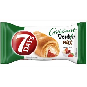 Obrázek 7 Days Croissant Double max - vanilka a jahoda / 80 g